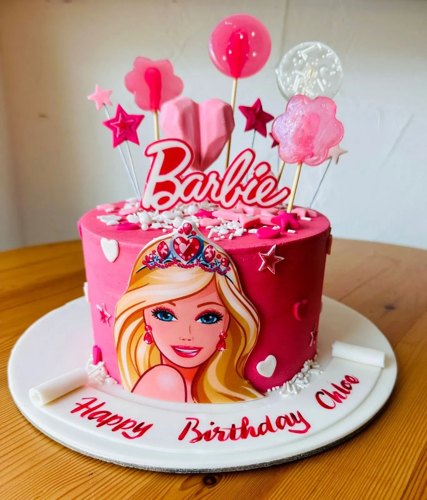Barbie Buttercream Cake